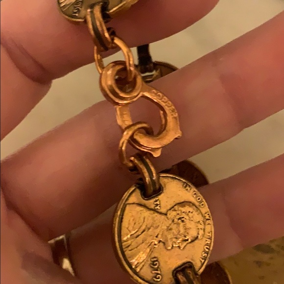 Copper penny bracelet - Picture 3 of 11